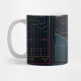 Day trading candle stick dashboard patterns Mug